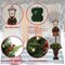 2Pack 3.5-Foot Christmas Decorated Pre-Lit Lamp Post with 20 LED Lights with Timer by Batteries Operated for Front Door, Entryway, Patio Porch Home Decorations,Indoor&Outdoor use